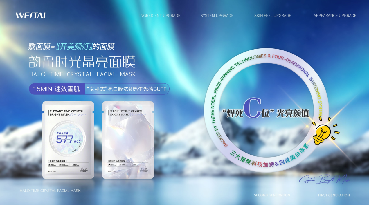 微肽生物新品「韻采時光晶亮面膜」重磅上市:以尖端科技回應市場亮膚渴求